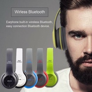 READY STOCK P47 Power Bass Foldable Mini Bluetooth Wireless Headset MP3 / TF Card with Button Contro