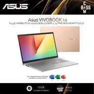 *New* Asus Vivobook 14 K413E-AAM870TS (I5-1135G7,8GB,512GB M.2, 14”FHD,W10) -HEARTY GOLD Laptop
