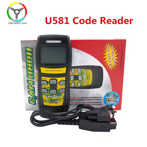 New 100% Original Memoscan U581 Scanner Live Data U581 Code Reader OBD2 CAN BUS Scan Tool OBDII Diag