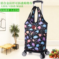 Foldable Thickened Shopping Trolley Bag, Portable Shopping Bag, Hand Trolley, Shopping Trolley, Household