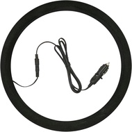 ZJchao Auto Heated Steering Wheel Cover, 90 S Quickly Heating to 100-120℉ Universal Size for Most Ca