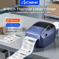 Clabel G4 A6 Bluetooth Thermal Printer Air Waybill AWB Shipping Label Printer Barcode QR Code