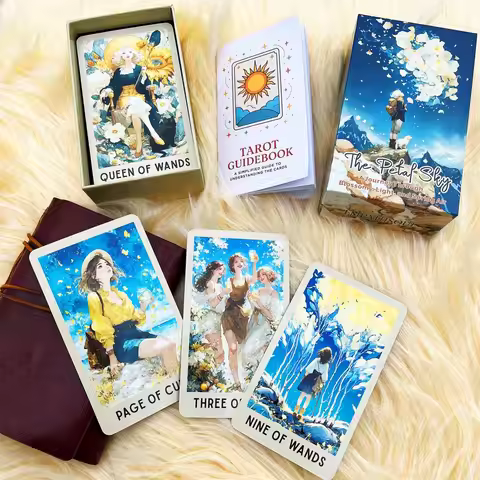 12X7cm The Petal Sky Tarot Cards Game