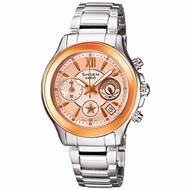 Casio นาฬิกาข้อมือผู้หญิง สายสแตนเลส รุ่น SHN-5509SG-9A - Silver/RoseGold รับประกันศูนย์ 1 ปี ของแ