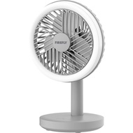 Firefly Rechargeable Mini Fan with Night Light - Gray - FEL657GY