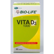 Biolife Vitamin D3 1000mg
