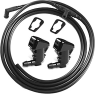 OTUAYAUTO 7C3Z-17K605-A Wiper Fluid Nozzle Hose Kit for 2008 2009 2010 Ford Super Duty (F-250/F-350/