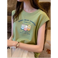 lovito cute top Sports plus size chubby girl Loose Ins Camisole