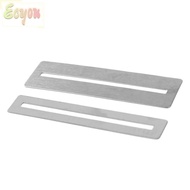 ECYOU 3Sets Guitar Fret Guard, Silver Color 7.8cm Size Fret Wrap, Durable Steel Fret Protector Guita