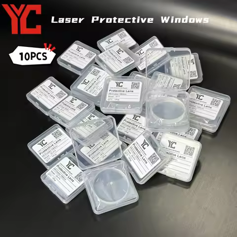 10Pcs Laser Protective Lens 18x2 20x3 27.9x4.1 30x5 37x71064nm Compatible with laser heads from Rayt