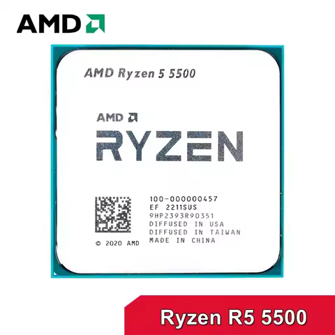 AMD Ryzen 5 R5 5500 3.6GHz 6-Core 12-Thread CPU Processor LGA AM4 New but without cooler