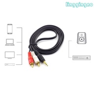 RR RCA Adapter  Male to 2 RCA Female Jack Stereo  Stereo Cable Headphone Plug Repair  Adapter for Phone Tv