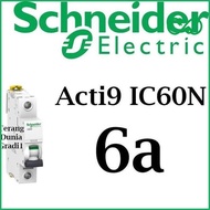MCB Schneider 6Amper Ic60 Mcb Acti9 6 Ampere Mcb Ic60 Schneider Acti9 6A A9F74106 Mcb Ic60N Schneide