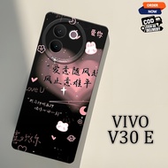 Softcase Pro Camera Vivo V30E 5G Latest 2024 Silicone V30E 5G 2024 - CUTE Motif Softcase V30E - Pro 