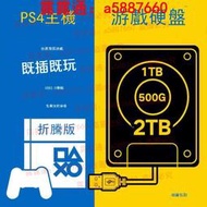 PS4遊戲移動硬盤5.05/6.72/7.55/9.00折騰主機外置遊戲硬盤免安裝