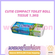 CUTIE 2-Ply Compact Toilet Roll Tissue (10pcs X 8000'S)
