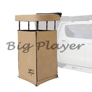 Outdoor Camping Side Shower Tent, Shower Tent with LED Light Strip