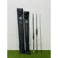LEMAX PRESIDENT 3PCS SPINNING BAITCASTING TRAVEL ROD