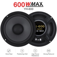 ❥Car Speakers 1 Piece 6.5 Inch 600W 2-Way Vehicle Door Subwoofer Car Audio Music Stereo Full Ran ☜S