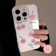 Ins Style Cherry Phone Case For OnePlus 13 12 11R 10R 10T Ace 5 3 2 Pro 2V Racing Casing Cute Simple
