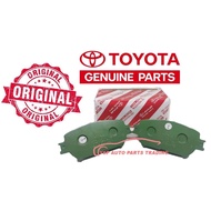 (100% ORIGINAL) TOYOTA CAMRY ACV30 / WISH ZNE10 - GENUINE ORIGINAL FRONT DEPAN DISC BRAKE PAD SET