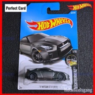 Hot Wheels Nissan GTR R35 2017 Dark Grey Model Night Burnez Collections Cars Hotwheels JDM Diecast G