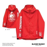 เสื้อแจ็คเก็ต BLOODY BUNNY JACKET NYLON (STAY TRUE / RED)