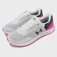 Under Armour 慢跑鞋 HOVR Intake 6 女鞋 白 粉紅 緩衝 運動鞋 UA 3026141103