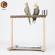 [prettyia] Parrot Perch Stand Birds Perch Gym Stand for Budgies Lovebirds Cockatiels