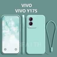 เคสโทรศัพท์มือถือ VIVO Y27S Y17S 2023ใหม่ให้ความรู้สึกผิวนุ่ม VivoY17S ปลอกกันกระแทกซิลิโคน TPU พร้อ