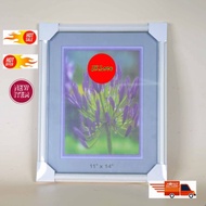 *2021 Fast Ship*Frame Gambar 11x14(11R) Pearl White berkualiti