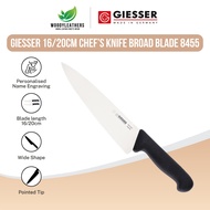 GIESSER 16cm (6") / 20cm (8") Chef’s Knife Broad Blade (8455-16 | 20) | Pisau Dapur Serbaguna | 厨师刀