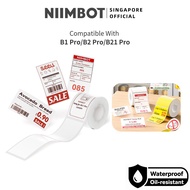 NIIMBOT Dual Colour Label Sticker for B1 Pro, B2 Pro, B21 PRO, Waterproof Refill Thermal Paper Roll