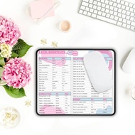 Excel Shortcuts Pink Mouse Pad Excel for Student Office MousePad Accountant Student Computer Enginee