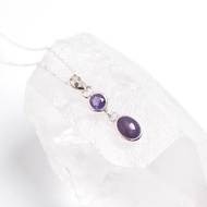 舒俱徠紫鋰安純銀項鍊 (純銀 925)