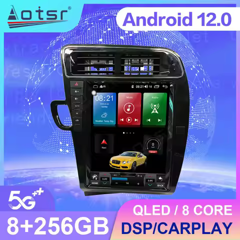 8G 256G Android 12 For Audi Q5 8R 2008 ~ 2017 Car Auto Radio Multimedia Player Video GPS Navigation 