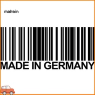 [Ma] 156 x 68cm MADE IN GERMANY Bar Code Cool Vinyl Decal Car Sticker Accessories