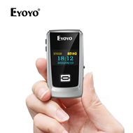 Eyoyo Mini Bluetooth QR Code Scanner with LCD Display Portable Wireless 1D 2D Book Barcode Scanner R