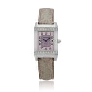 Jaeger-LeCoultre Jaeger-LeCoultre Reverso Florale (Reference 265.8.08). A stainless steel diamond se