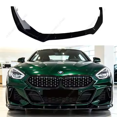 Gloss Black AC Style ABS Front Bumper Lip Spoiler Splitter Diffuser For BMW Z4 G29 M Sport Roadster