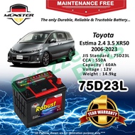 Münster Robust MF CMF 75D23 | 75D23L (60AH) Car Battery Bateri Kereta Toyota Estima 2.4 3.5 XR50 ACR