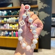 Small Case Bag Hand Cute Little Male Accessories Keychain Creative Mobile Phone Chain Key Chain Bead