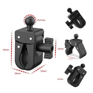 17mm Ball Head Mount Adapter Motorcycle Bicycle Handlebar Rail Mount Clamp for Gopro Action Camera for Mount Handlebar Clamp