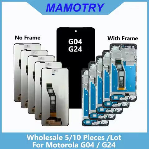 Wholesale 5/10 pieces / Lot Original-self-weld For Motorola Moto G04 G24 Screen Lcd Display With Tou