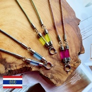 {Thai Elements} Colorful Crystal Column Titanium Steel Spring Buckle Quick Release Thailand Featured