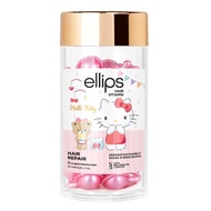 ELLIPS Hair Vitamin Sanrio Hello Kitty Pro-K Hair Repair 30s- Protect Chemically Damaged Hair Making