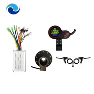 36V/48V 15A Ebike Controller Kit with V889 LCD Display for 250/350W JN Electric Bike Motor Conversion Parts