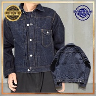 SAMURAI JEANS S101AX-SAKURA 18oz Indigo + Sakura Denim Jacket [Direct from Japan]