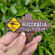 【Shipment within 24 hours‌】 Kreatif Catan 3D Koala Hiasan Cenderamata Australia Magnet Peti Sejuk St