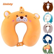 UMISTY Memory Foam Travel Pillow, For Traveling Travel Accessories Kids Neck Pillow, Upgraded Cartoon Pattern Cotton Cartoon Cute Travel Neck Pillow